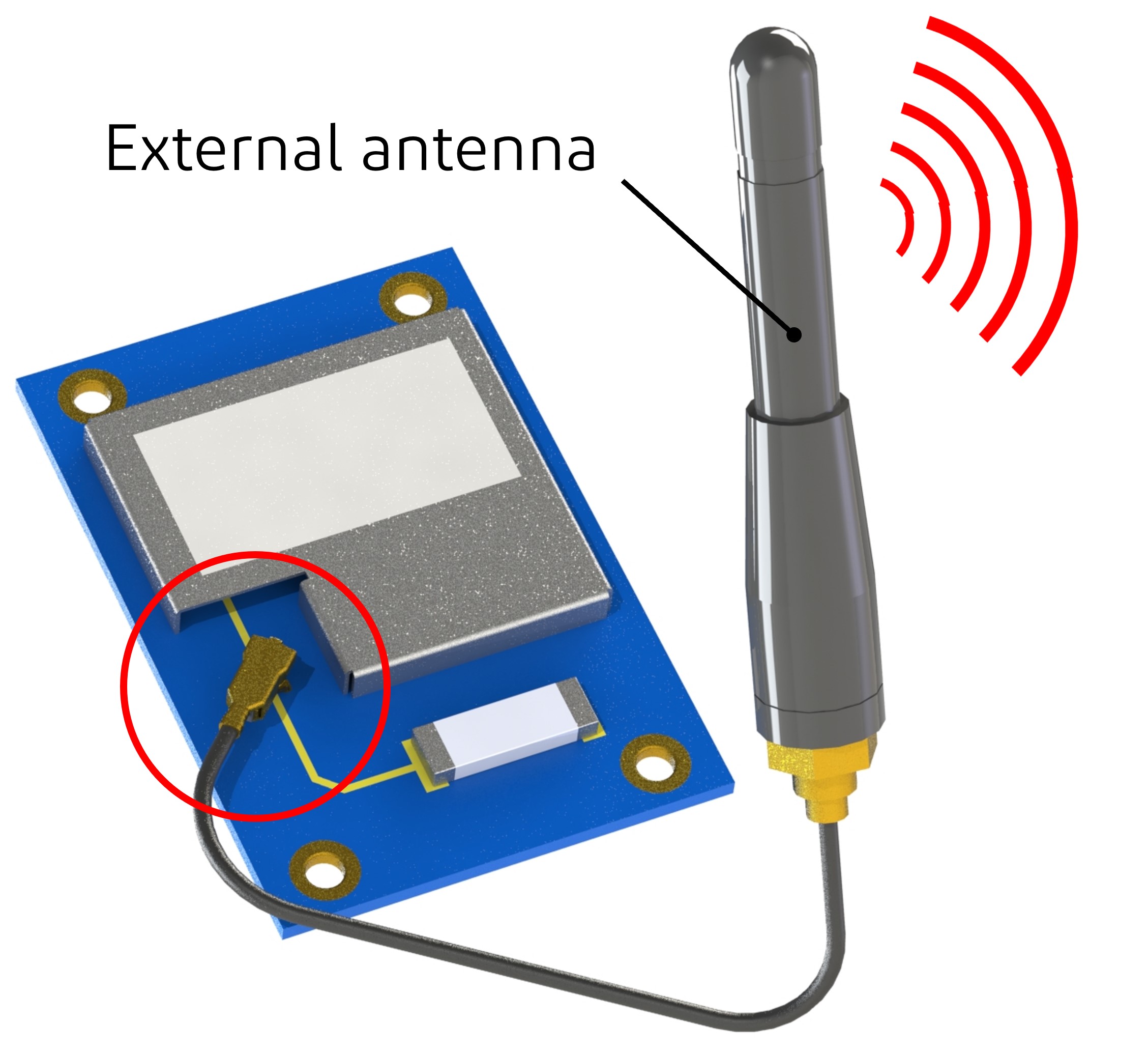 SW23 plug external antenna