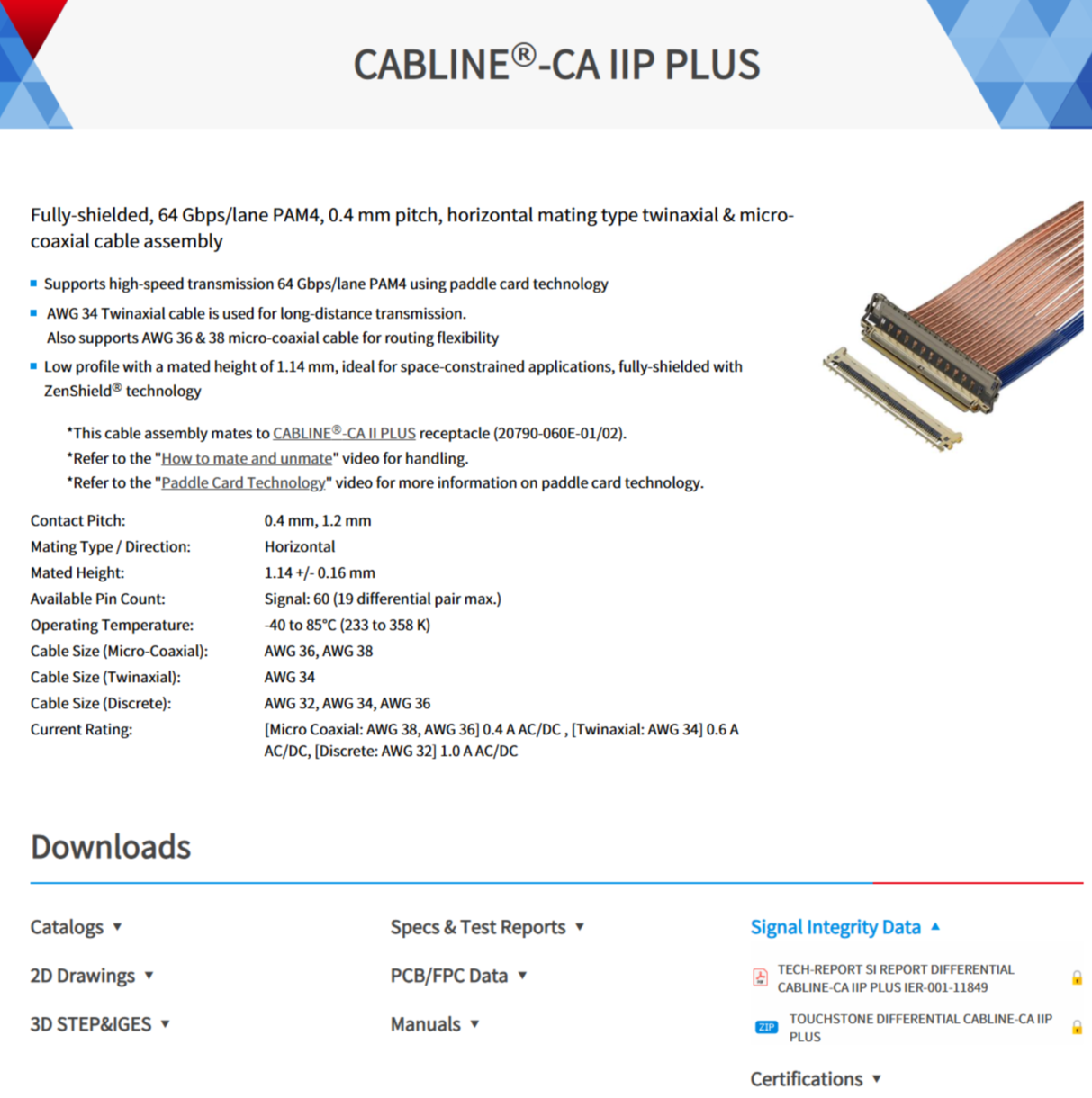 CABLINE-CA IIP PLUS