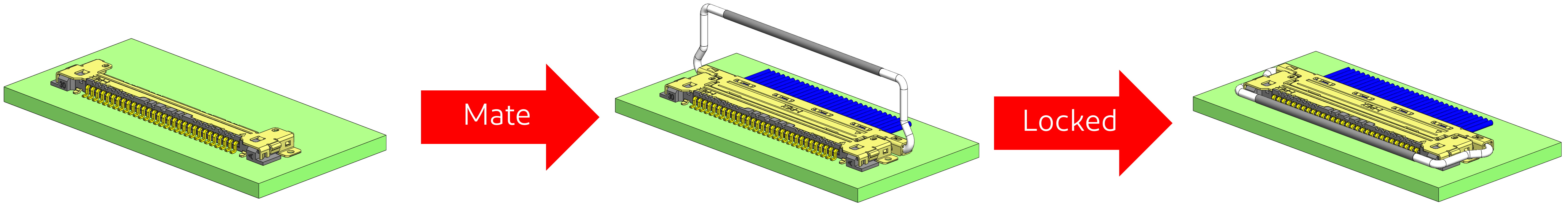 PlugがReceptacleに完全に嵌合されている場合にのみロックが可能