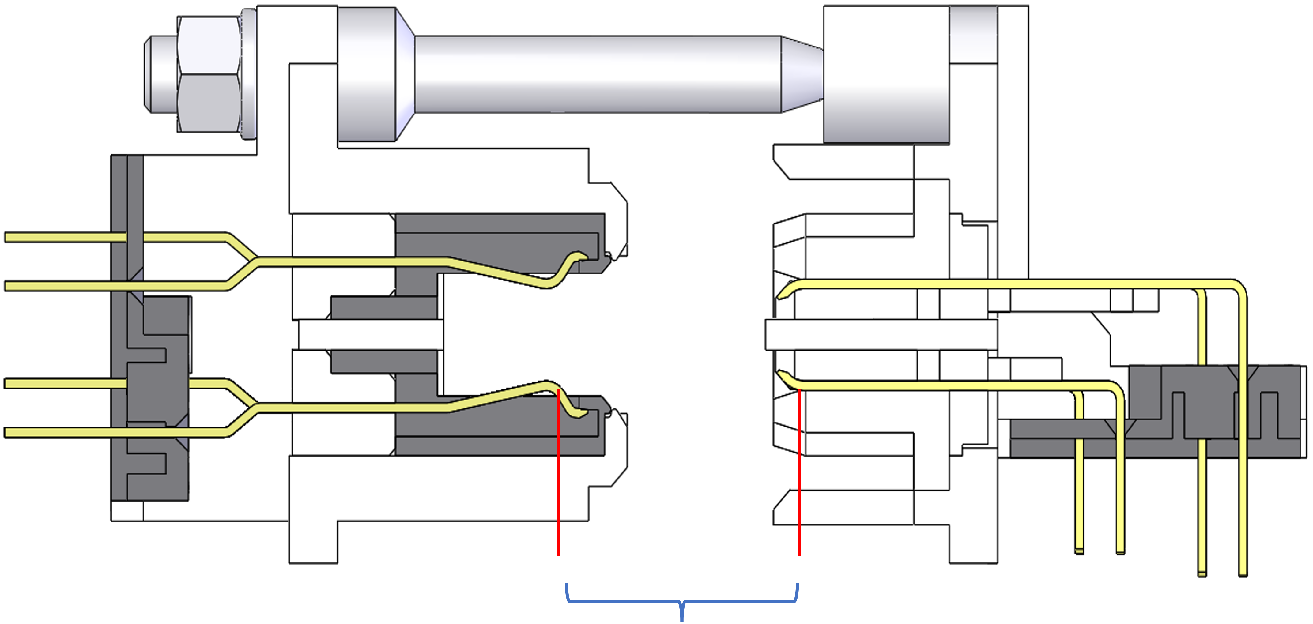 Guide pins for reliable docking