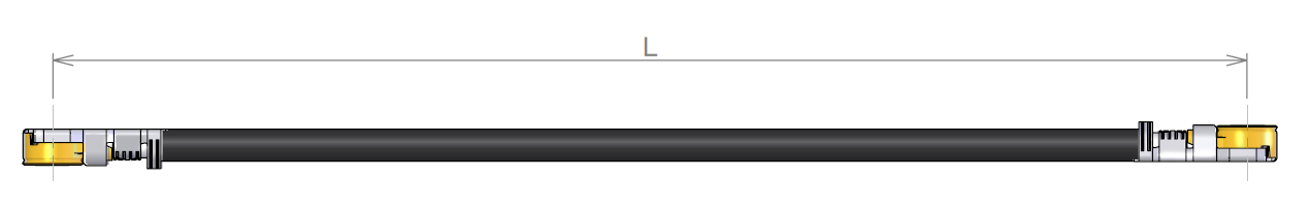 MHF 4L-4L OD0.64MM 100MM Type-2.