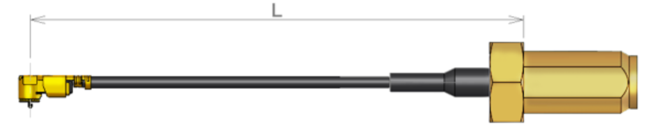 MHF-SW23-SMA JACK OD1.13MM 100MM