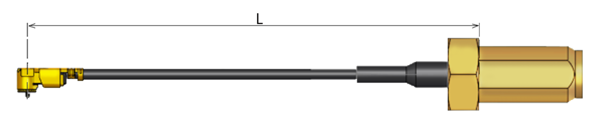 MHF-SW23-SMA JACK OD1.13MM 100MM