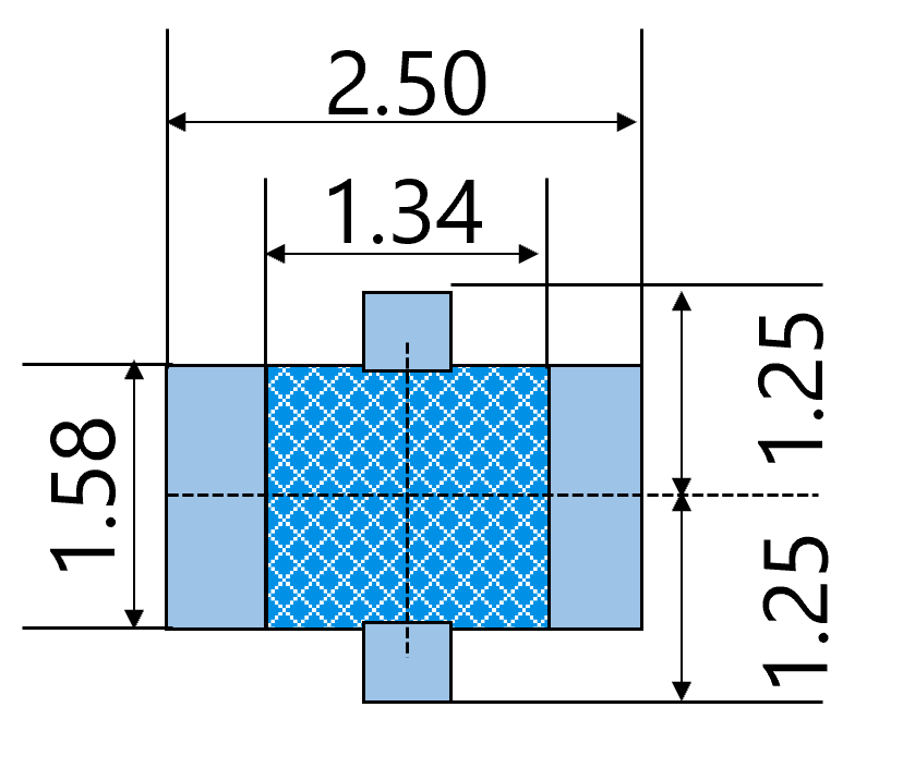 MHF® 4 Footprint Pattern