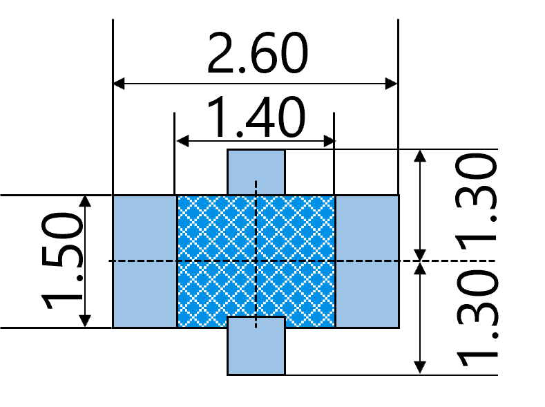 MHF® 5 Footprint Pattern