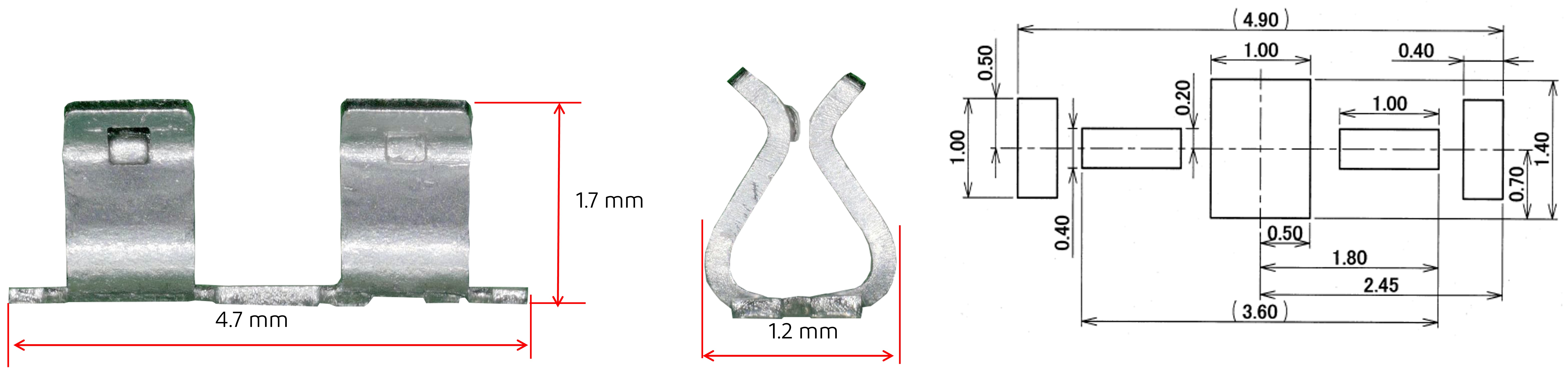 Small form factor results in reduced mounting area