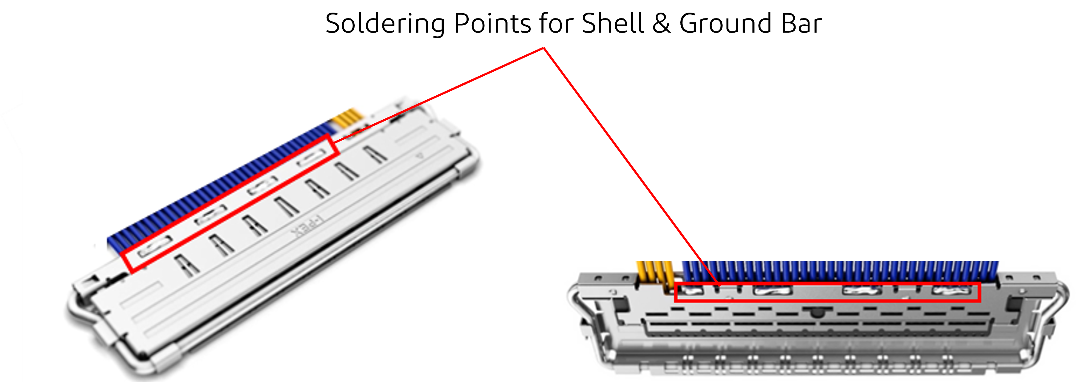 Soldering Points for Shell & Ground Bar