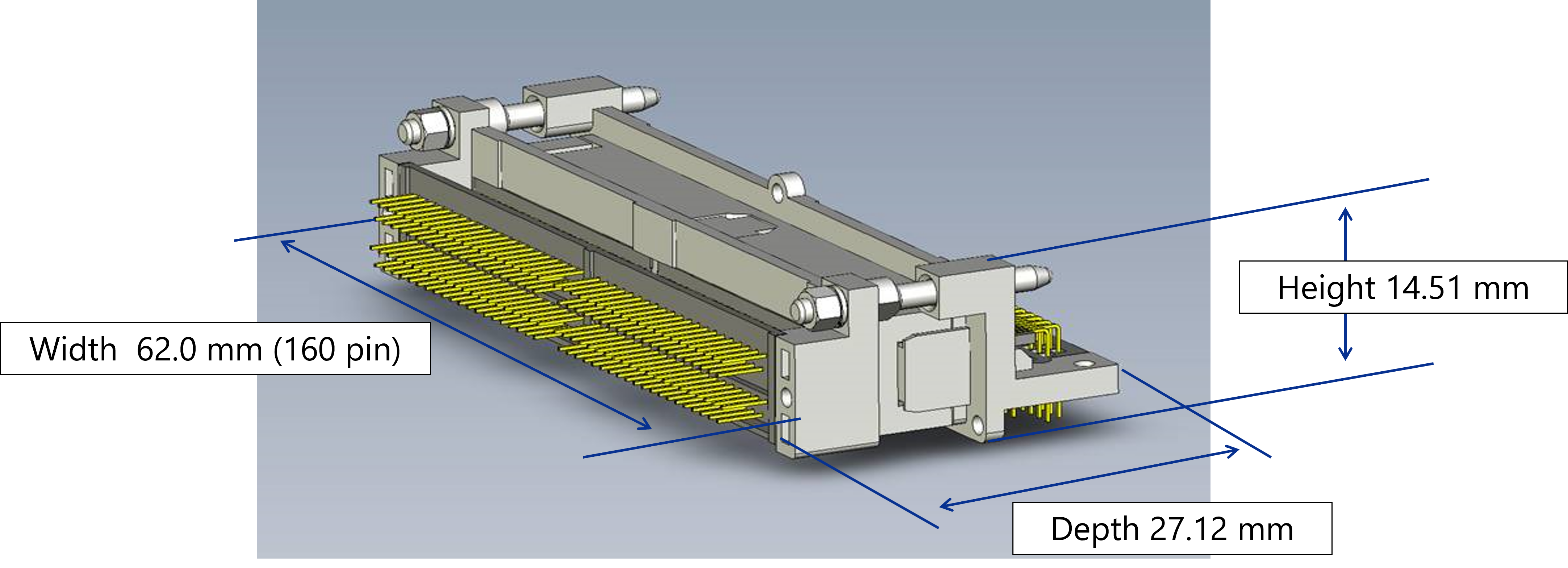 Slim Type Horizontal Plug-Vertical Receptacle Mating (160P)