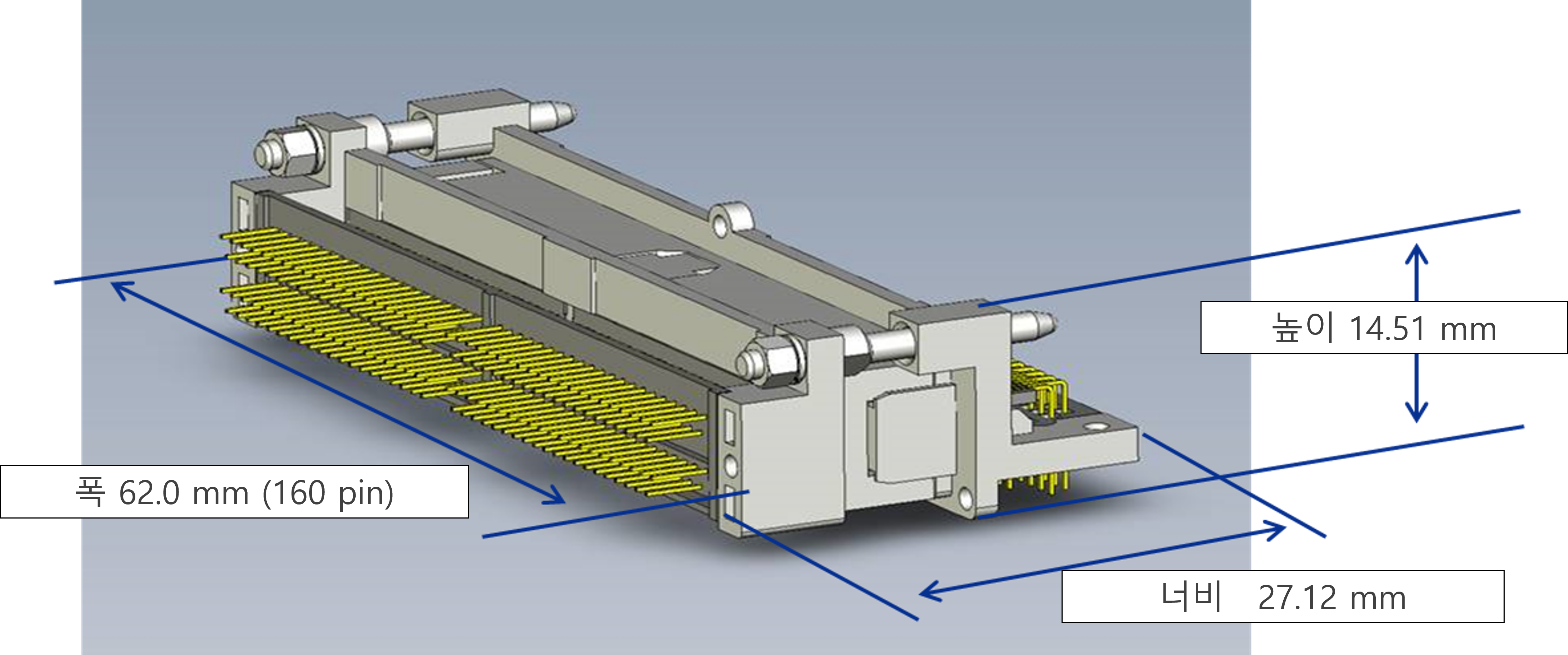 Slim Type Horizontal Plug-Vertical Receptacle Mating (160P)