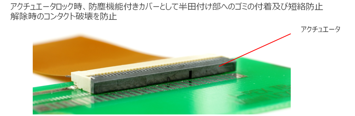 防塵機能付きカバー