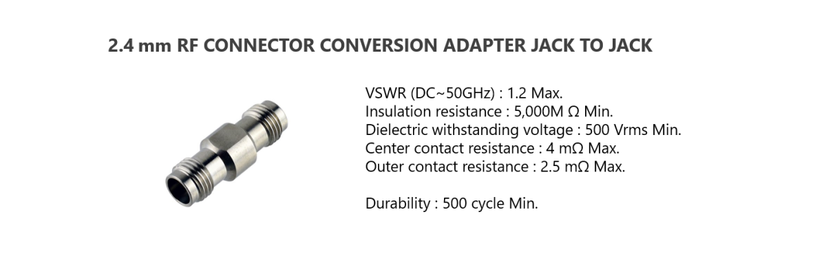 2.4 mm adaptor