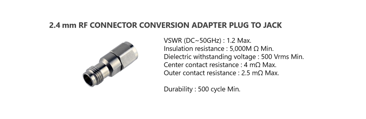 2.4 mm adaptor