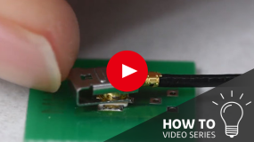 How to Operate MHF® I LK / Micro RF Coaxial Connector